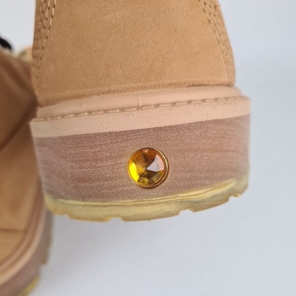 Timberland 6 In Dokie Rope Boots Wheat Outdoors Rare Men Vntg - Picture 9 of 11